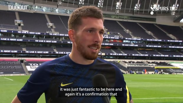 Højbjerg discusses his debut for Spurs